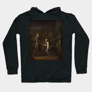 The Potuans are Surprised to See Niels Klim Genuflect in Front of the Wise Prince by Nicolai Abildgaard Hoodie